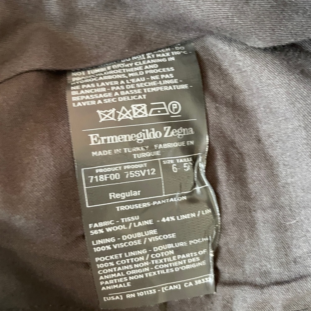 Ermenegildo Zegna light Grey Trousers - Picture 7 of 12
